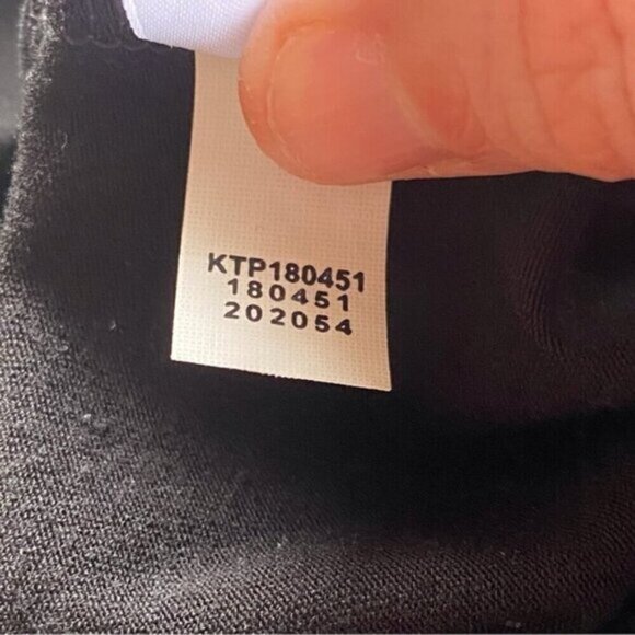 J Jill Wearever Collection Tunic Large Black White Piping Long Sleeve Lagenlook - Picture 13 of 16